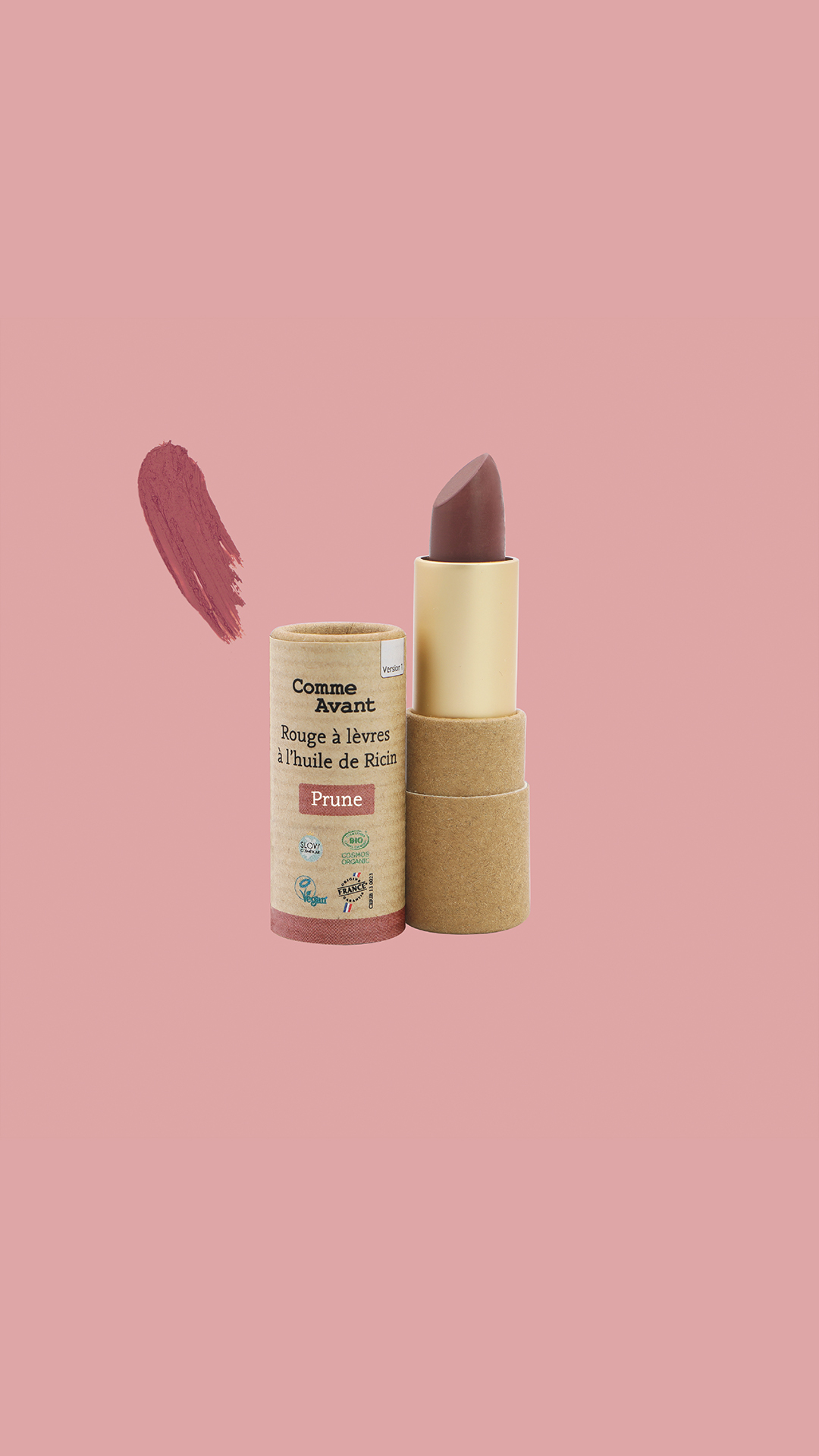 Rouge à Lèvres Rose Bio